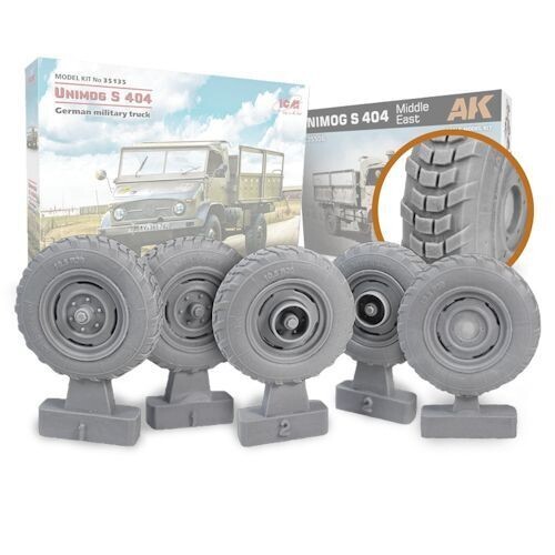 MAC35613 Unimog S 404 - Sagged wheels 1/35