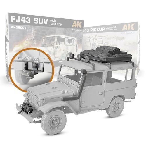 MAC35224 Toyota FJ43. Modern equipment 1/35