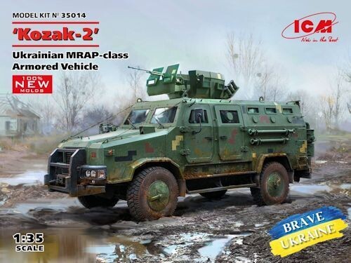 ICM35014  Kozak-2, Ukrainian MRAP-class Armored Vehicle  1/35