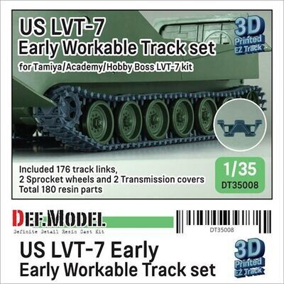 DEFDT35008 US LVT-7 Early Workable Track set (for 1/35 LVT-7 Tamiya/Academy, HB kit) 1/35
