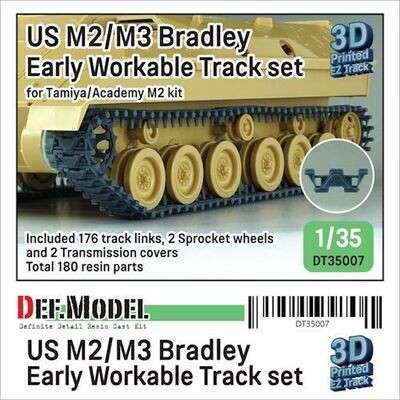 DEFDT35007 US M2/M3 Bradley IFV Early Workable Track set (for 1/35 Tamiya/Academy M2/M3 kit) 1/35