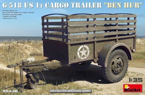 MINI35436 G-518 US 1t CARGO TRAILER “BEN HUR” 1/35