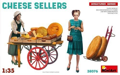 MINI38076 CHEESE SELLERS 1/35