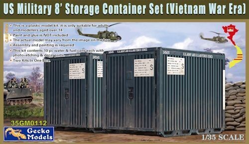 GM35112  U.S. Army 8' Storage Container in the Vietnam War 1/35