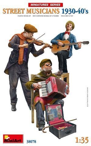 MINI38078 Street Musicians 30-40's 1/35