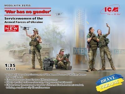 ICM35755  War has no gender'. Female servicemen of the Armed Forces of Ukraine 1/35