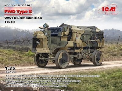 ICM35656 FWD Type B, WWI US Ammunition Truck 1/35