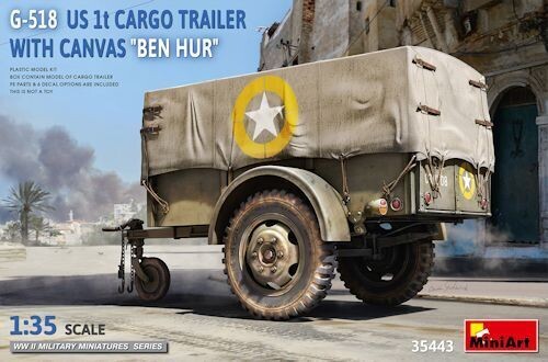 MINI35443 G-518 US 1t Cargo Trail.BenHur 1/35