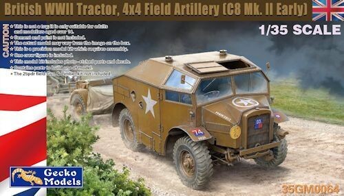 GM35064  British WWII Tractor, 4x4 Field Artillery (C8 Mk. II Early) 1/35