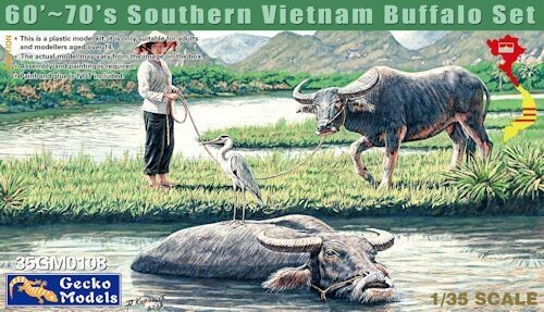 GM35108 60's-70's  SOUTHERN VIETNAM BUFFALO SET 1/35