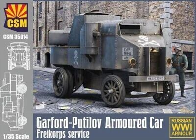 CSM35014 Garford-Putilov Armoured Car Freikorps Service 1/35