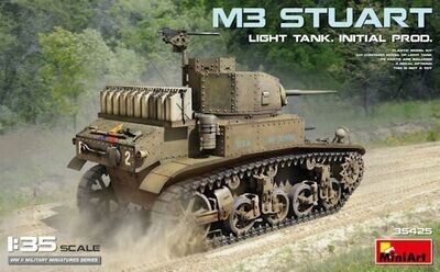 MINI35425 M3 Stuart Light Tank Initial Production 1/35
