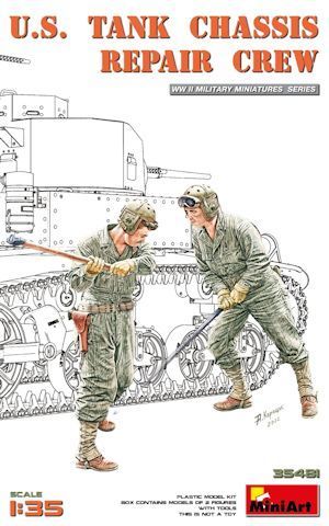 MINI35481 US Tank Chassis Repair Crew 1/35 -20%