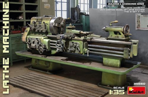 MINI35660 Lathe Machine 1/35