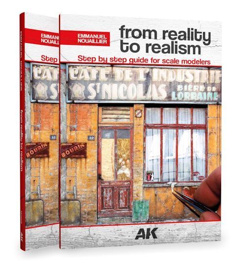 AK130018  From Reality To Realism Step By Step Guide For Scale Modelers English. 112 Pages. Hard Cover.
