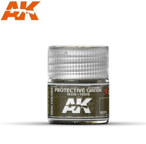 AK-RC076  Protective Green 1920S-1930S 10ml acrylic lacquer REAL COLOR -35%