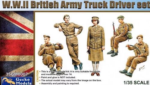 GM35007  WWII British Army Truck Driver set 1/35