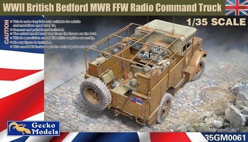 GM35061 WWII British Bedford MWR FFW Radio command truck  1/35