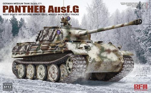 RFM5112  Panther Ausf. G with night sights & air defense armor 1/35