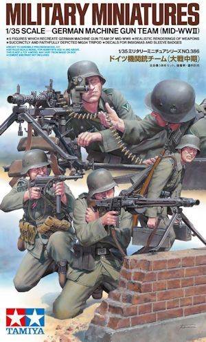 TAM35386  GERMAN MACHINE GUN TEAM MID WWII 5FGS 1/35