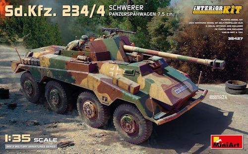 MINI35427 Sd.Kfz. 234/4 Schwerer 7.5cm  INTERIOR KIT 1/35 -20%