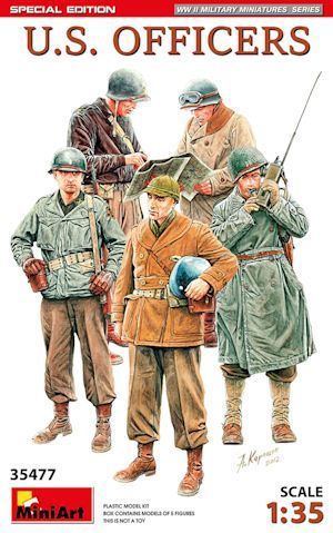 MINI35477 US Officers WW 2 Special Edition 1/35