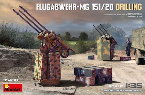 MINI35438 Flugabwehr MG151/20 Drilling 1/35