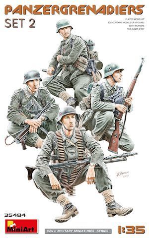 MINI35484 Panzergrenadiers Set 2 1/35