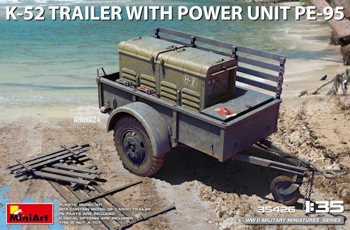 MINI35426  K-52 Trailer & Power Unit PE99 1/35