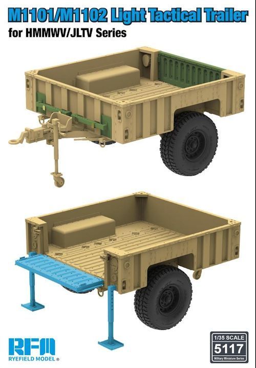 RFM5117 M1101/M1102 Light Tactical Trailer 1/35