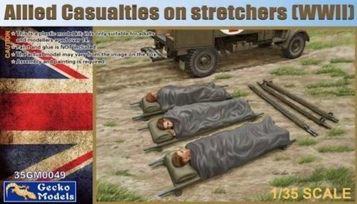 GM35049 Allied Casualties On Stretchers (WWII) 1/35