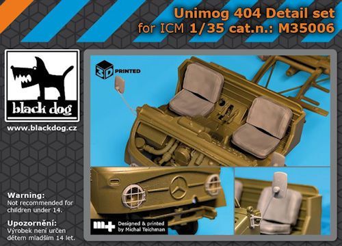 BLDM35006 Unimog 404 detail set 1/35 FULL 3D