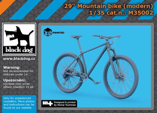 BLDM35002 29“ Mountain bike (modern)  1/35 FULL 3 D