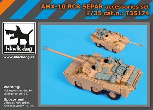 BLDT35174 AMX 10 RCR SEPAR STOWAGES 1/35