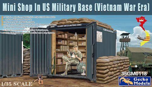GM35118 Mini Shop In US Military Base (Vietnam War Era) 1/35