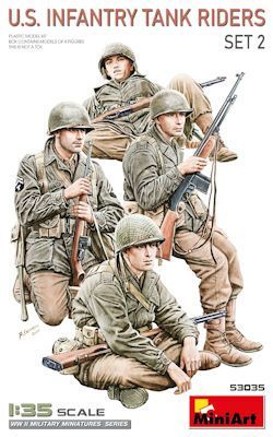 MINI53035 US INFANTRY TANK RIDERS SET 2 1/35