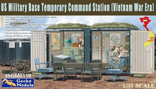 GM35119 US Military Base Temp.Comm.Stat. (Vietnam War Era) 1/35