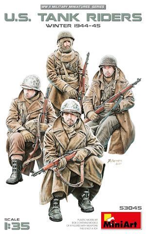 MINI53045 US Tank Riders Winter '44-45 1/35