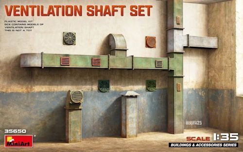 MINI35650 Ventilation Shaft Set 1/35