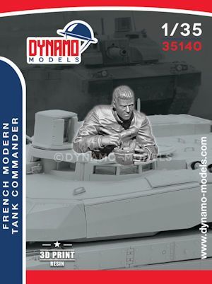 DYM35140 French Modern Tank Commander 1/35