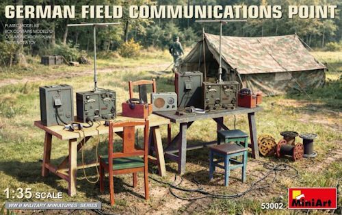 MINI53002 GERMAN FIELD COMMUNICATION POINT 1/35
