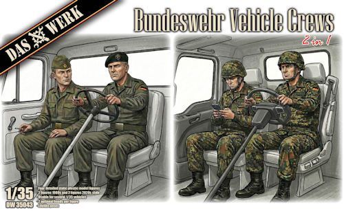 DW35043 Bundeswehr Vehicle Crews 2 in 1 Fahrzeugbesatzung 1/35