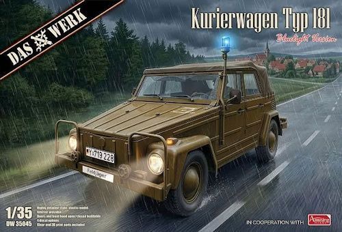 DW35045 Kurierwagen Typ 181 - Bluelight Version 1/35