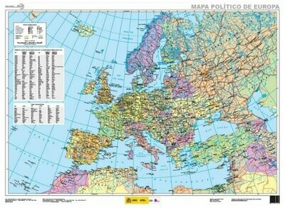 Mapa político Europa