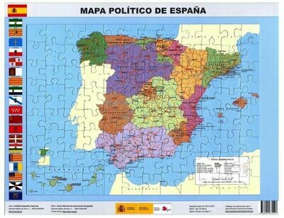 Puzle Mapa político de España Magnético
