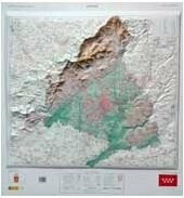Mapa en Relieve Comunidad de Madrid