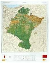 Mapa en Relieve Navarra