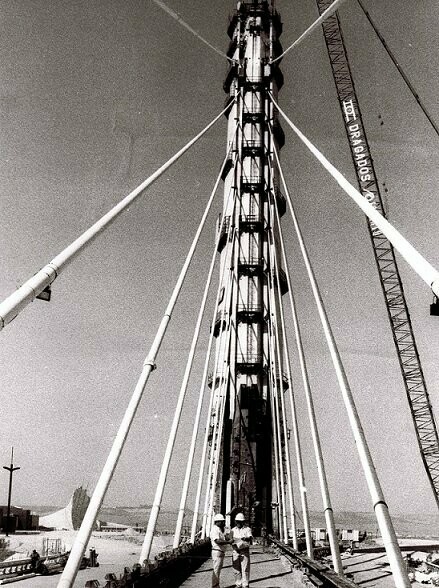 Lámina Puente Alamillo Sevilla 1992