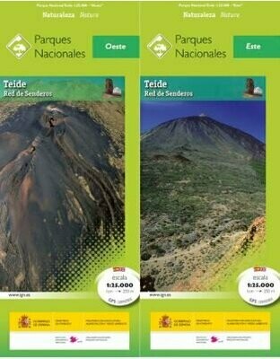 Red de senderos Parque Nacional del Teide