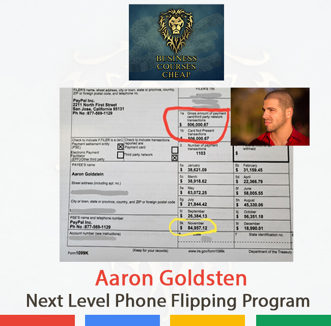 Aaron Goldsten Next Level Phone Flipping Program